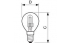 Lampa cu halogen EcoClassic 28W E14 230V P45 CL 