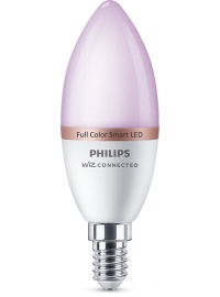 Bec LED RGB inteligent Philips, lumanare,...