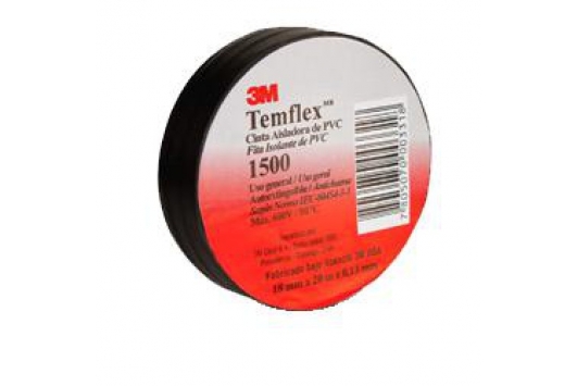 Temflex 1500 black 25m x 19mm 