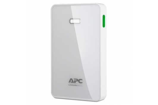 Baterie externa mobila APC Power Pack, 5000mAh Li-polymer, Alb  