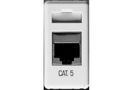 Priza Internet Rj45 Cat.5E Utp System, Alb 