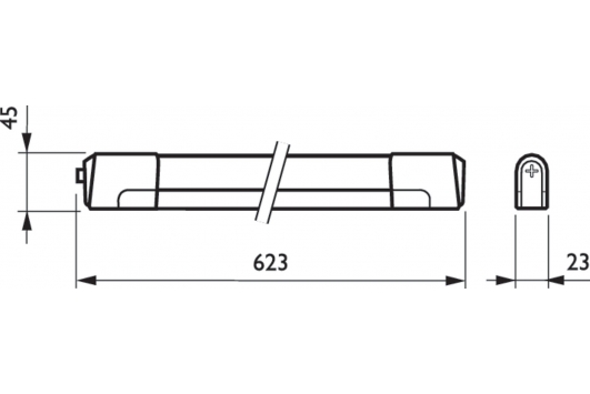 Bagheta Pentura Mini TCH128 1XTL5-14W/830 HF