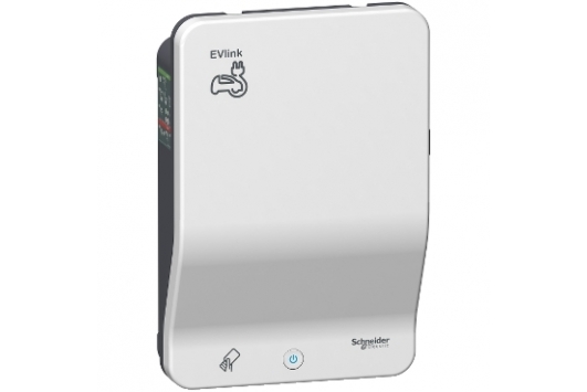 Statie incarcare SmartWallbox, 22kv, echipat cu o priza T2 si o priza DOM, RFID