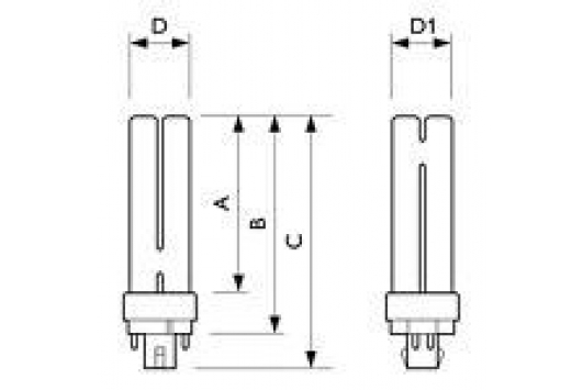 Lampa Master PL-C 10W/827/4P   