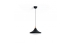 Lampa suspendata Hook Neagra 1x60W 230V