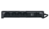 Bloc multipriza mobil Orizontal  4 prize 2P+T 2 USB cu cablu 1.5m negru