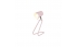 Lampa de masă Olaf în stil minimalist roz
