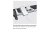 Bloc Multipriza Mobil Premium Rotativ 4x2P+T SPD-Supratensiune si intrerupator 1,5m alb-negru