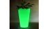 Ghiveci Cilly Extralarge, iluminat LED RGB, Plastic, cu sistem drenare