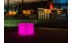 Scaun CUBY SMALL, iluminat LED RGB, Plastic