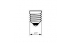Lampa reflectoare InfraRosu Industrial Incandescent R125 IR 375W E27 230-250V Transparent