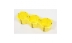Doza intrerupator tripla pentru placi de rigips  65x3 galben 